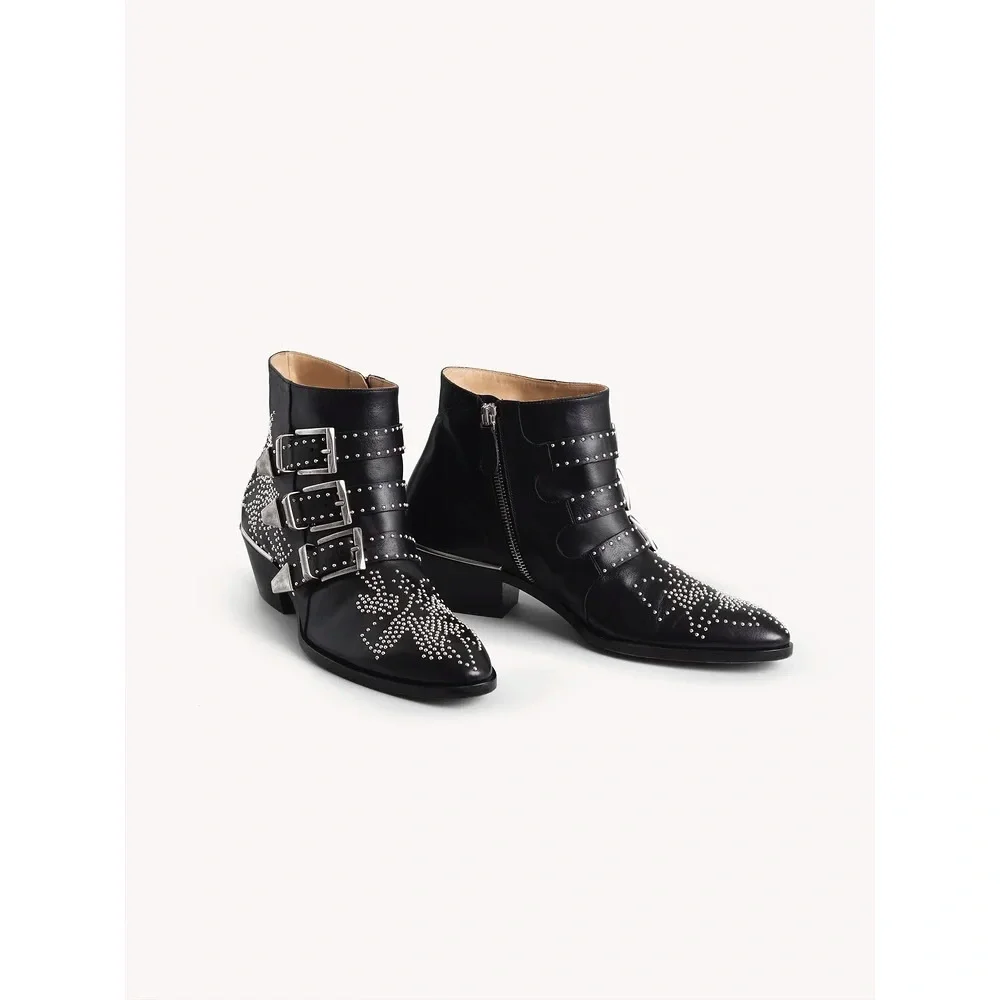 NWOT Chloe Susanna Short Boots - Picture 2 of 9